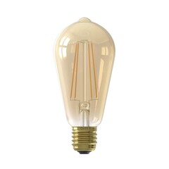 Calex Lampadina Rustica LED Caldo - E27 - 470 Lm - Oro