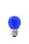 Lampadina a globo LED colorato - Blu - E27 - 1W - 240V