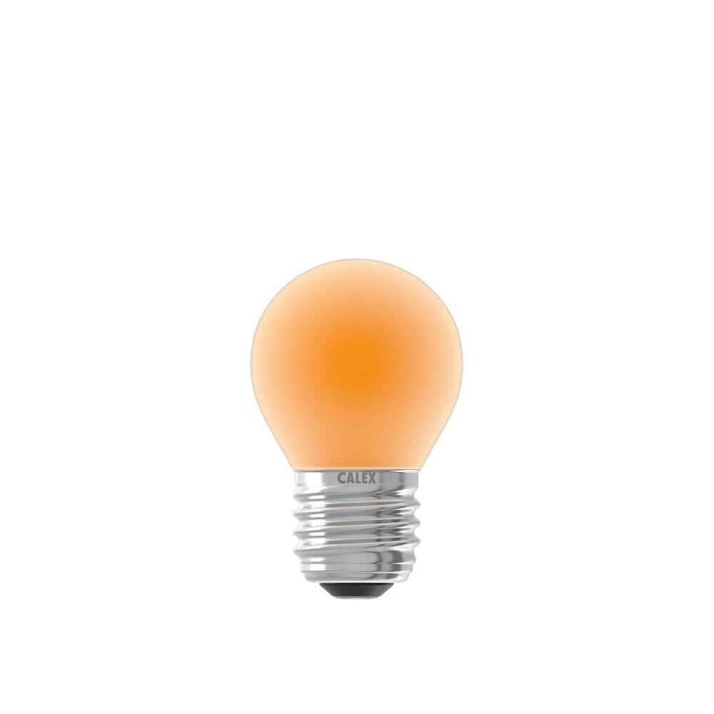 Calex Lampadina a globo LED colorato - Arancia - E27 - 1W - 240V