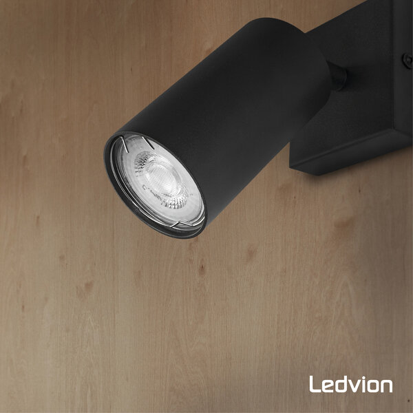 Ledvion 10x Lampadine LED GU10 dimmerabili - 5W - 6500K - 345 Lumen - Bicchiere - Pacchetto sconto