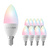Lampadina Smart RGB+CCT E14 LED - Wifi - Dimmerabile - 5W - 10 Pack