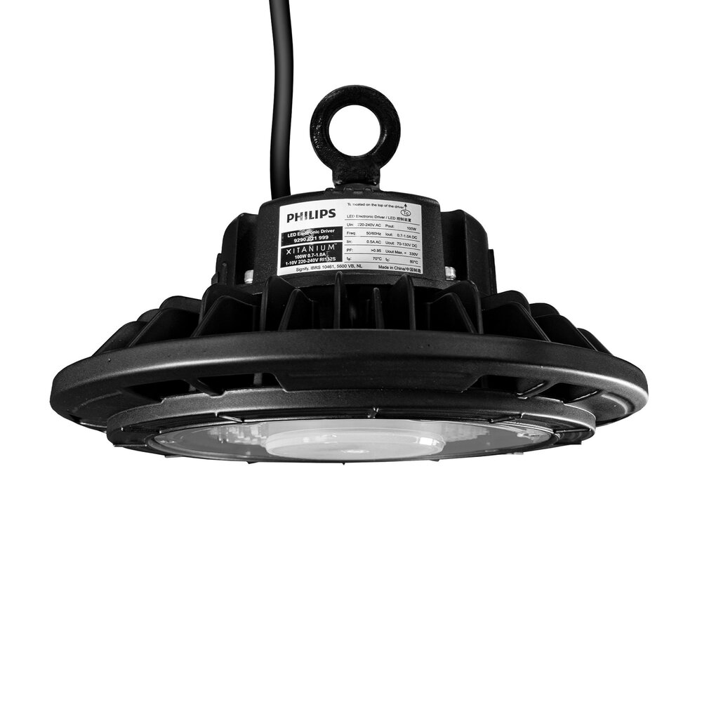 Lampadashop Campana LED 150W - Philips Driver - 120° - 145lm/W - 3000K - IP65 - Dimmerabile - 5 anni di garanzia