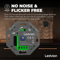 Ledvion Dimmer Smart LED 5-250W LED 220-240V - Taglio di fase - Universale - Completo