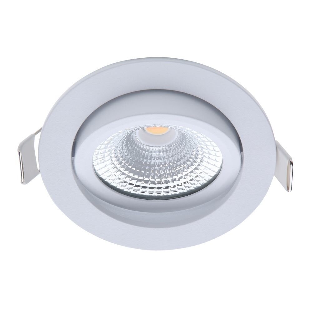 EcoDim Faretto da Incasso LED Bianco - 5W – IP54 – 2700K - Inclinabile