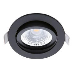 Faretto da Incasso LED Nero - 5W – IP54 – 2700K - Inclinabile
