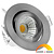 Faretto da Incasso LED Nichel - 5W – IP54 – 2000K-3000K - Inclinabile