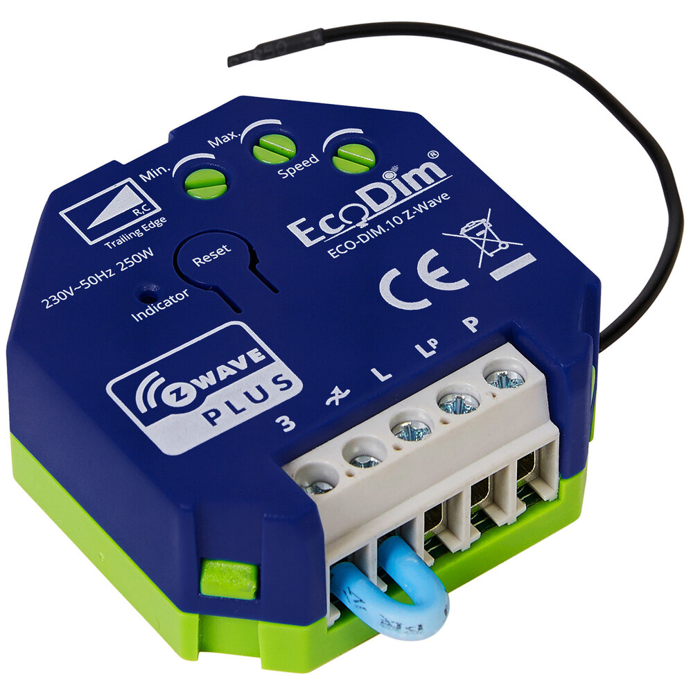 EcoDim Z-Wave Dimmer LED Smart modulo 0-250 Watt – Taglio di fase