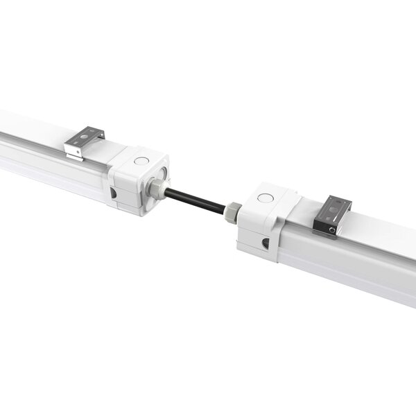 Lampadashop Plafoniera LED Tri Proof Dimmerabile 120CM - Stagna - 40W - 150lm/W - IP65 - IK10