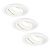 Faretti da Incasso LED Dimmerabili Bianco - Tokyo - 5W - 2700K - ø92mm - 3 pack
