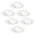 Faretti da Incasso LED Dimmerabili Bianco - Tokyo - 5W - 4000K -  ø92mm - 6 pack