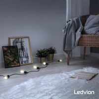 Ledvion 6x Lampadine LED E27 Filamento - 1W - 2100K - 50 Lumen - Chiaro