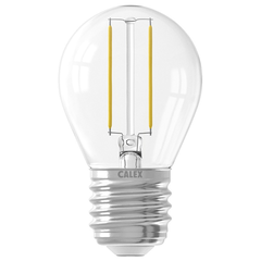 Calex Spherical Lampadina LED Filamento - E27 - 250 Lm - Argento