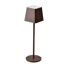 Lampada da Tavolo Ricaricabile - 2W - 3000K - IP54 - Dimmerabile tramite tocco