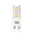 Lampadina G9 LED - 3.5 Watt - 350 Lumen - 3000K