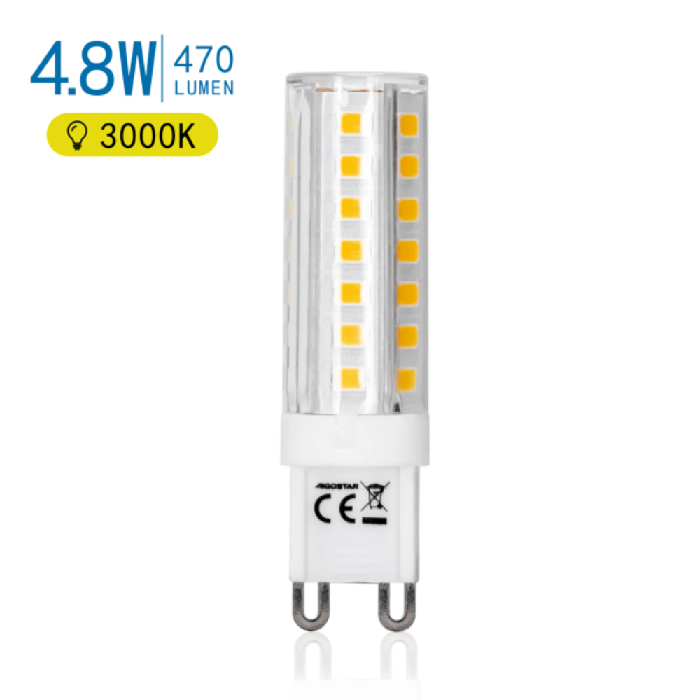 Lampadashop Lampadina G9 LED - 4.8 Watt - 470 Lumen - 3000K
