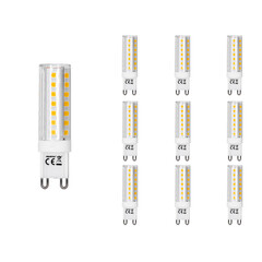 10 Pack - Lampadina G9 LED - 4.8 Watt - 470 Lumen - 3000K