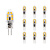 10 Pack - Lampadina G4 LED - 1.3 Watt - 130 Lumen - 6500K
