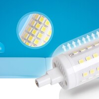 Lampadashop Lampadine R7S LED 78 mm - 5W - 500 Lumen - 3000K