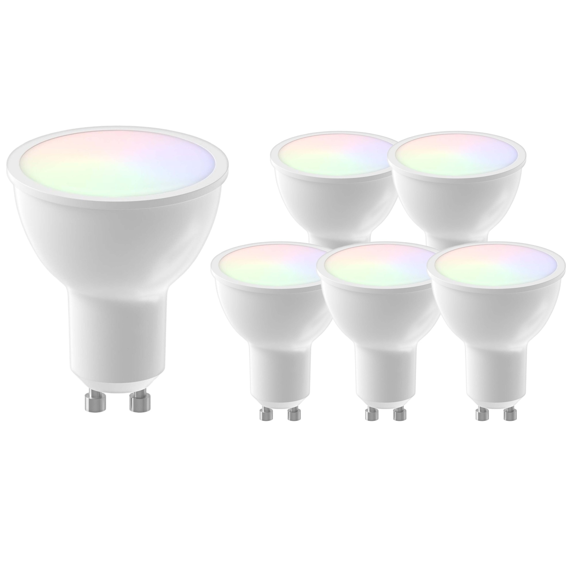 Lampadina Smart CCT LED GU10 Dimmerabile - 5W - 6 Pack 