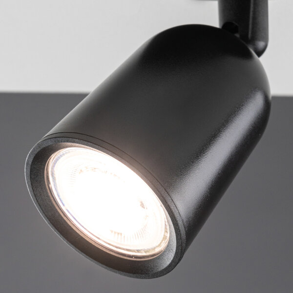 Lampadashop Plafoniera LED Locaste - Inclinabile - Attacco GU10 - Nero