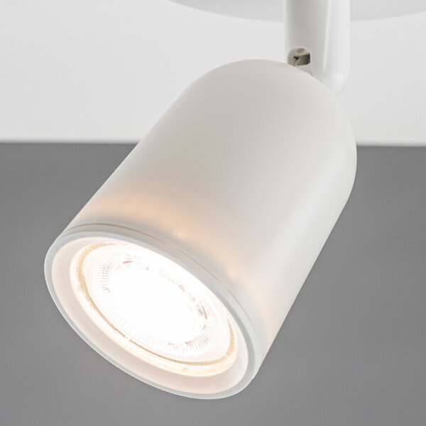 Lampadashop Plafoniera LED Locaste - Inclinabile - Attacco GU10 - Bianco