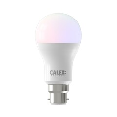 Calex Lampadina Smart RGB + CCT - B22 - 9.4W - 806 Lumen - 2200-4000K