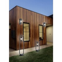 Trio Lighting Applique da Esterno LED con Sensore di Movimento- E27 - IP44 - Sambesi - Colore Ruggino