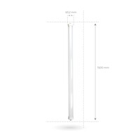 Ledvion Plafoniera LED da 150 cm - Samsung LED - IP65 - 48W - 140 lm/W - 6500K - Collegabile - 5 anni di garanzia