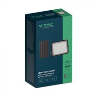 V-TAC Solar Proiettore LED 80W - 800 Lumen - 6400K - IP65 - 6000mAh