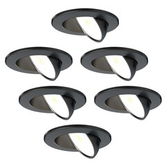 Faretti da Incasso LED Dimmerabili - IP65 - 5W - CCT - ø75mm - 5 anni di garanzia - 6 pack