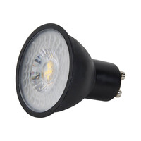 Lampadashop Lampadina LED GU10 dimmerabile - 7W - 4000K - 560 Lumen - Nero