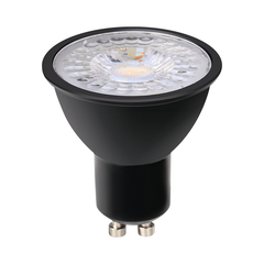 Lampadina LED GU10 dimmerabile - 7W - 3000K - 560 Lumen - Nero