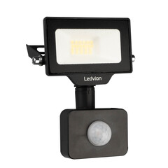 Proiettore LED 10W Sensore di Movimento - LED Osram - IP65 - 110lm/W - 4000K