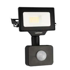 Proiettore LED 10W Sensore di Movimento - LED Osram - IP65 - 110lm/W - 6500K