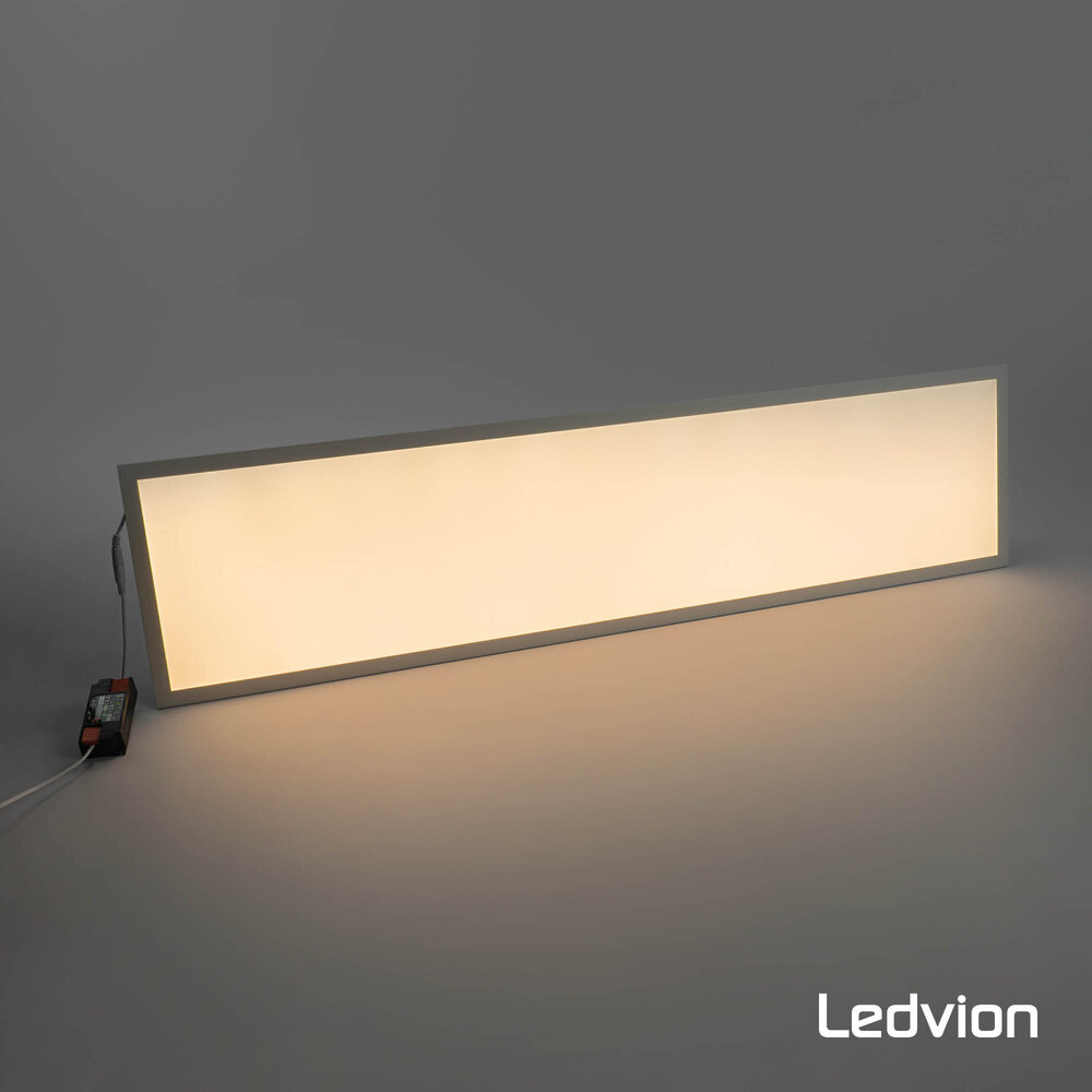Ledvion 6x Lumileds Pannello LED 120x30 - 36W - 117 Lm/W - 3000K - 5 anni di garanzia