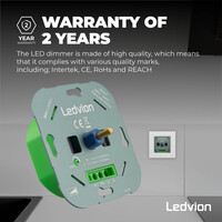 Ledvion Dimmer LED 5-150 Watt 220-240V - Taglio di fase - Universale - Completo