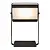 Lampada da Tavolo Solare LED Saulio - 3W - 3000K - IP44 - 200 Lumen - Nero