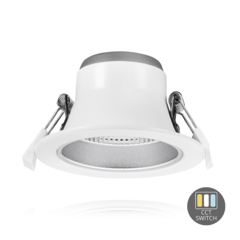 Downlight LED con Riflettore - SIA - 10W - Ø90 mm - CCT-Switch - Bianco