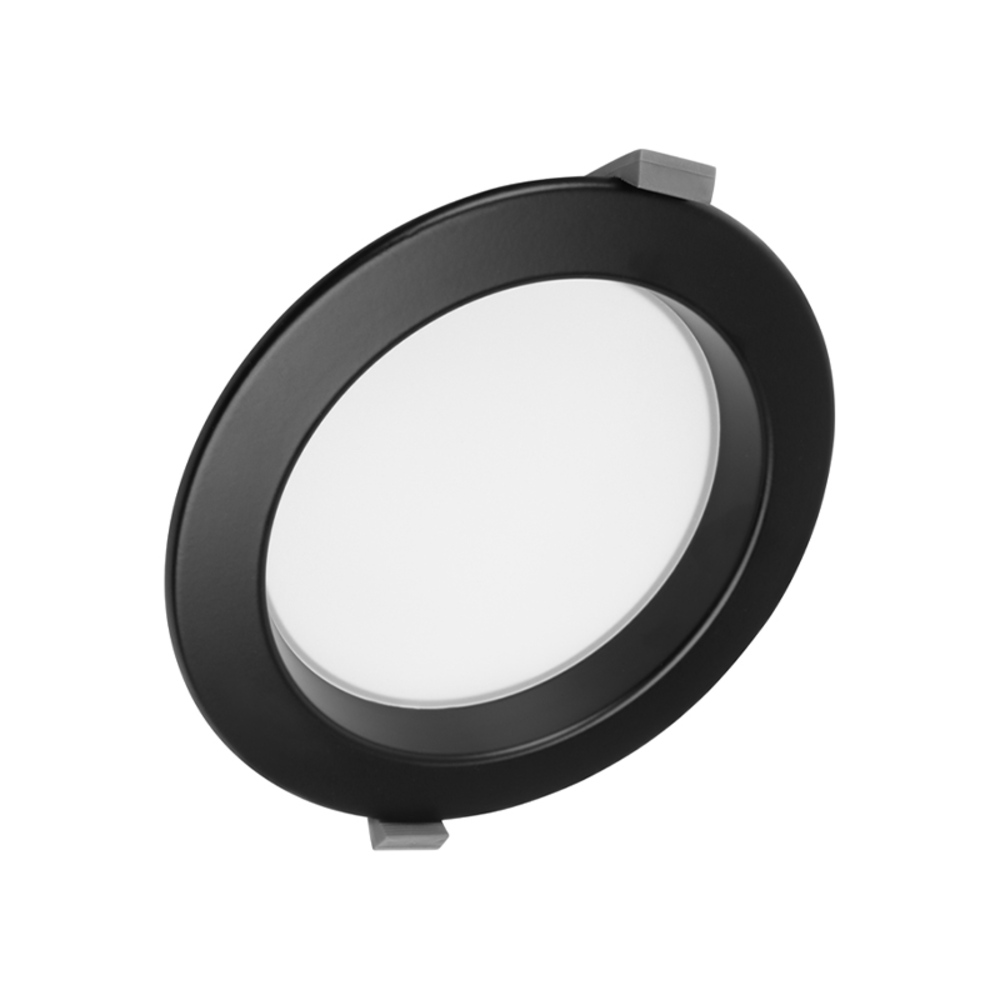 Lampadashop Downlight LED - 15W - Ø135 mm - CCT-Switch - Nero - 5 anni di garanzia