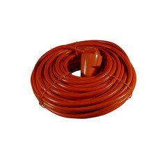 Calex Cavo - 20m - Rosso/Arancione - 2x 1mm² - Prolunga elettrica - Cavo di Prolunga