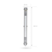 Ledvion Plafoniera LED da 60 cm - Stagna - Per 1 Tubo LED