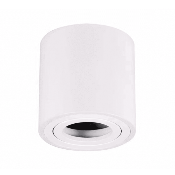 Lampadashop Faretto da Soffitto - GU10 - Rotondo - Bianco - Inclinazione