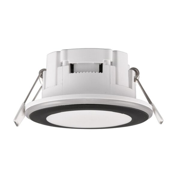 Trio Lighting Faretto da incasso a LED Nero Opaco - 5W - 3000K - RGBWW - Inclinabile