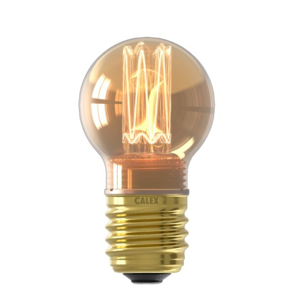 Calex Calex Crown Lampadina LED in Fibra di Vetro - E27 - 2,3W - Oro - Dimmerabile