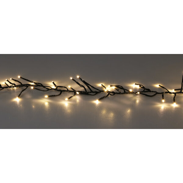 Lampadashop 7,4M Luci di Natale da esterno - Catena Luminosa LED - 576 LED - Bianco Caldo