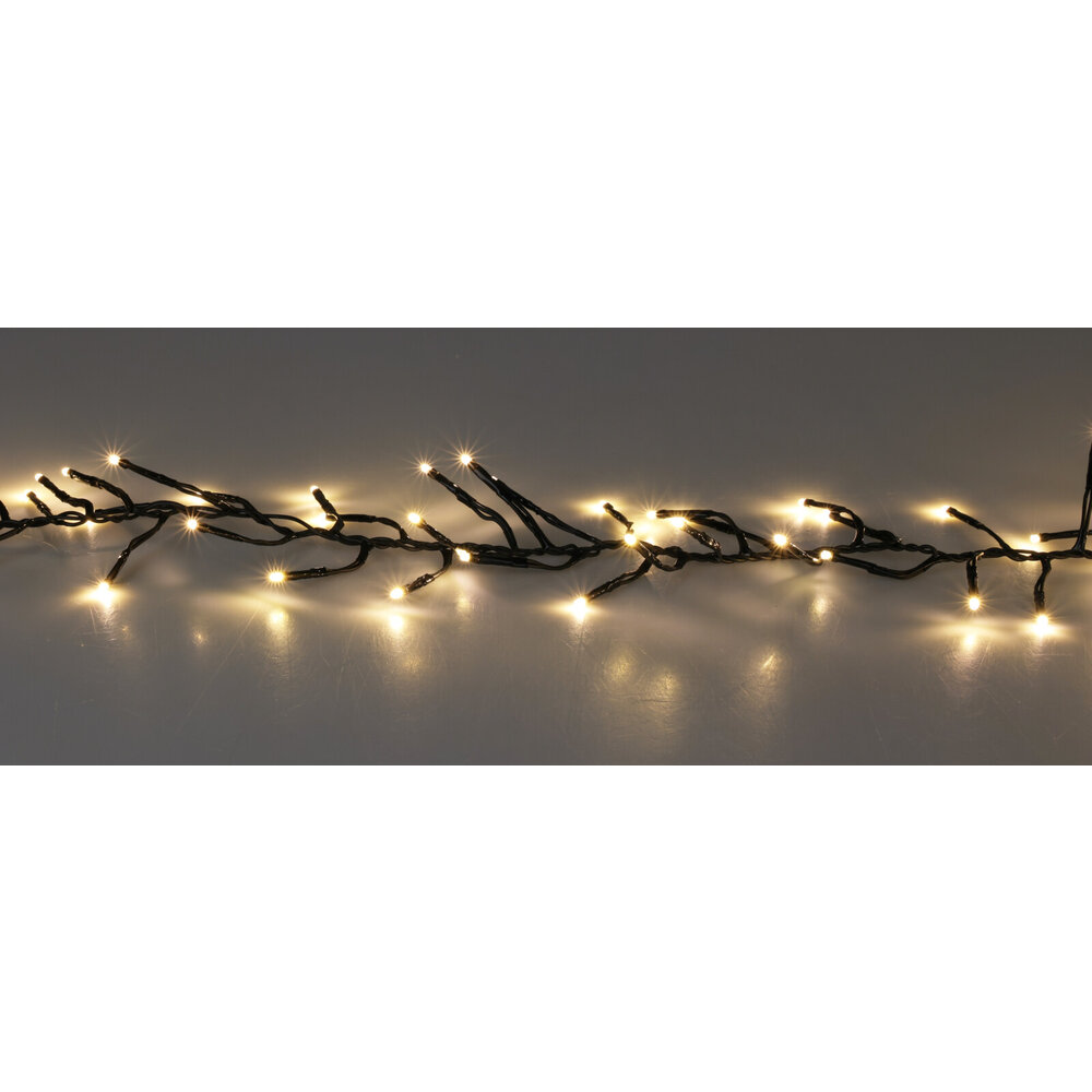 Lampadashop 9,9M Luci di Natale da esterno - Catena Luminosa LED - 768 LED - Bianco Caldo