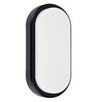 Ledvion LED Bulkhead - Plafoniera IP54 - Nero - 6,5W - 700 Lumen - 4000K