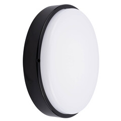 LED Bulkhead Ø35 CM - Plafoniera IP65 - Nero - 24W - CCT - 2400 Lumen