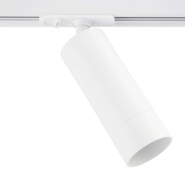 Ledvion 3m Illuminazione a Binario LED - 6 Faretti GU10 - Dimmerabile - Binario Monofase - Bianco