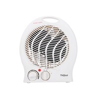 Tiqvi Termoventilatore - Stufa Elettrica - Riscaldamento Elettrico - 2000W - Bianco